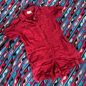 Back Beat Co. Red Romper